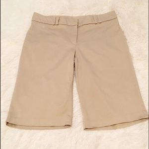 Carole Little Khaki Bermuda Shorts Size-6